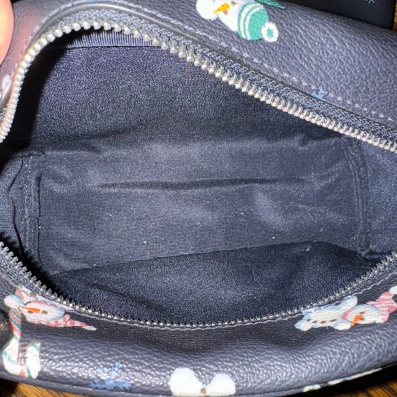 Coach Snowman Print Wallet, Wristlet, Picture Frame, & Makeup Bag Set - Picture 6 of 9